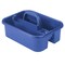 Plastic Tote Tool & Supply Cleaning Caddy with Handle, (18-3/8-Inch x 13-7/8-Inch x 9-Inch), Blue (09185BLUE)